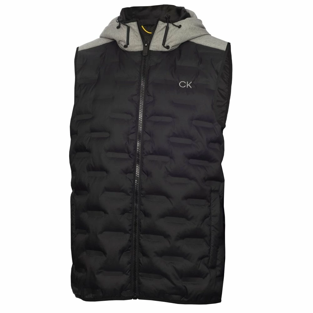 Calvin Klein BRIDGEPORT PADDED GILET - GRYM-BLK 3 Calvin Klein BRIDGEPORT PADDED GILET - GRYM-BLK