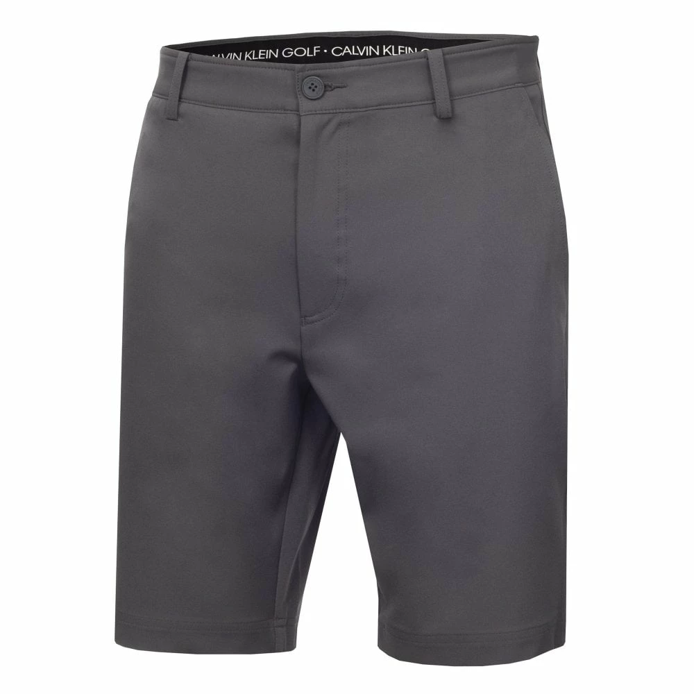Calvin Klein BULLET REGULAR FIT STRETCH SHORT - STEEL 3 Calvin Klein BULLET REGULAR FIT STRETCH SHORT - STEEL