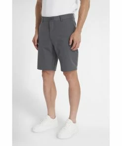 Calvin Klein BULLET REGULAR FIT STRETCH SHORT - STEEL 10 Calvin Klein BULLET REGULAR FIT STRETCH SHORT - STEEL -Clubs Shop calvin klein bullet regular fit stretch short steel p9866 21428 image