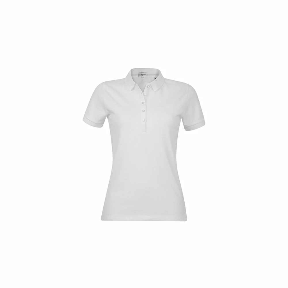 Calvin Klein CK RADICAL COTTON PIQUE POLO - WHITE 3 Calvin Klein CK RADICAL COTTON PIQUE POLO - WHITE