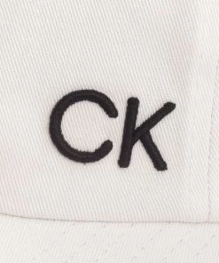Calvin Klein COTTON TWILL CAPS WHITE - ONESIZE -Clubs Shop calvin klein cotton twill caps white onesize p9835 21239 image