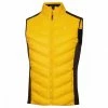 Calvin Klein Frontera Hybrid Gilet - MUSTARD -Clubs Shop calvin klein frontera hybrid gilet mustard p13465 30633 image