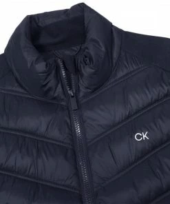 Calvin Klein Frontera Hybrid Jacket - NAVY -Clubs Shop calvin klein frontera hybrid jacket navy p13460 30619 image