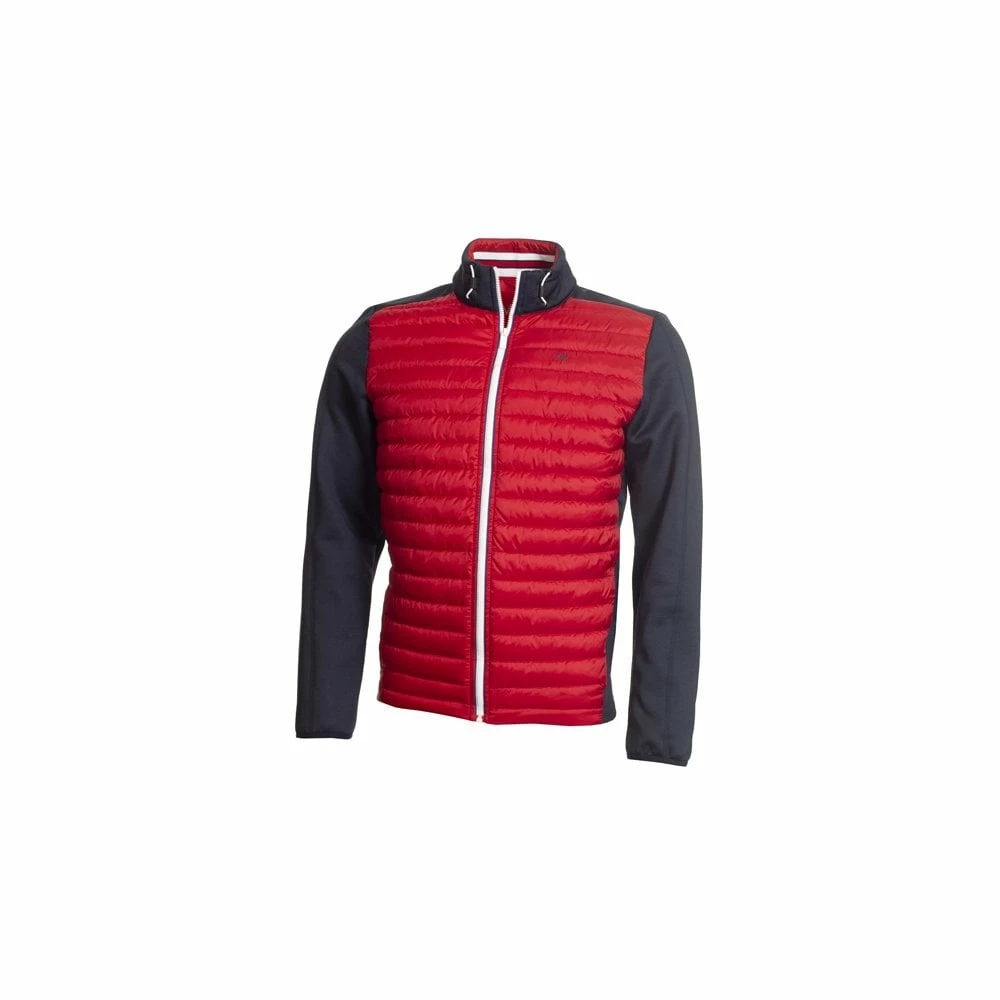 Calvin Klein HYBRID JACKET - NAVY/RED 3 Calvin Klein HYBRID JACKET - NAVY/RED