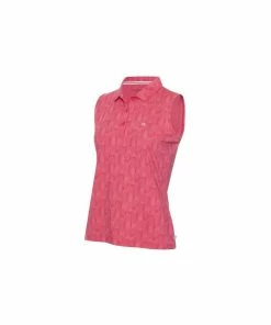 Calvin Klein Ladies AVON SLEEVELESS POLO - JETE