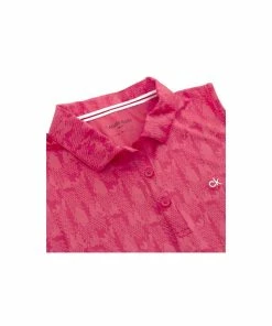 Calvin Klein Ladies AVON SLEEVELESS POLO - JETE -Clubs Shop calvin klein ladies avon sleeveless polo jete p5683 10472 image