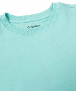 Calvin Klein Ladies CHILL CROPPED CREW SWEATSHIRT OPAL -Clubs Shop calvin klein ladies chill cropped crew sweatshirt opal p9881 24554 image