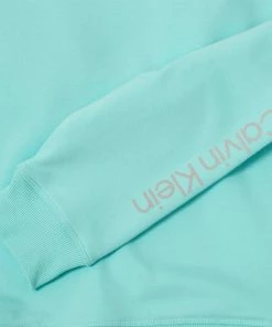 Calvin Klein Ladies Lifestyle CHILL OUT HOODY - OPAL -Clubs Shop calvin klein ladies lifestyle chill out hoody opal p9882 24562 image