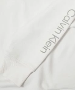 Calvin Klein Ladies Lifestyle CHILL OUT HOODY - WHITE -Clubs Shop calvin klein ladies lifestyle chill out hoody white p9889 24566 image