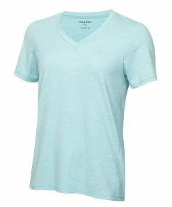 Calvin Klein Ladies Lifestyle RELAX T-SHIRT - Opal Marl