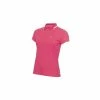 Calvin Klein Ladies NESS CAP SLEEVE POLO - JETE -Clubs Shop calvin klein ladies ness cap sleeve polo jete p5685 10478 image