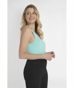 Calvin Klein Ladies RELAX SLEEVELESS TANK TOP Opal Marl -Clubs Shop calvin klein ladies relax sleeveless tank top opal marl p9883 21496 image