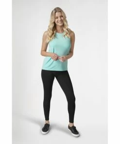 Calvin Klein Ladies RELAX SLEEVELESS TANK TOP Opal Marl -Clubs Shop calvin klein ladies relax sleeveless tank top opal marl p9883 21497 image