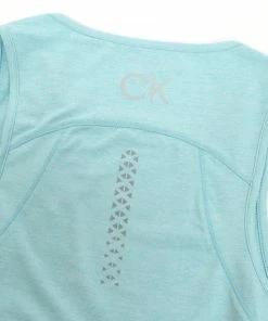 Calvin Klein Ladies RELAX SLEEVELESS TANK TOP Opal Marl -Clubs Shop calvin klein ladies relax sleeveless tank top opal marl p9883 21498 image