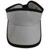 Calvin Klein Ladies White/Black Microfibre Visor