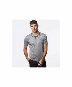 Calvin Klein MADISON TECH POLO - SILVER