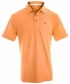 Calvin Klein Manhattan Cotton Polo - Orange