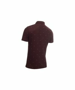 Calvin Klein MONOGRAM POLO - BLACKBERRY