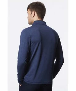 Calvin Klein NEWPORT HALF ZIP - Navy Marl -Clubs Shop calvin klein newport half zip navy marl p9879 21488 image