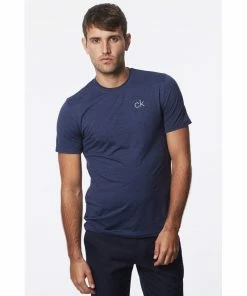 Calvin Klein NEWPORT ROUND NECK Tee NAVY -Clubs Shop calvin klein newport round neck tee navy p9818 21154 image
