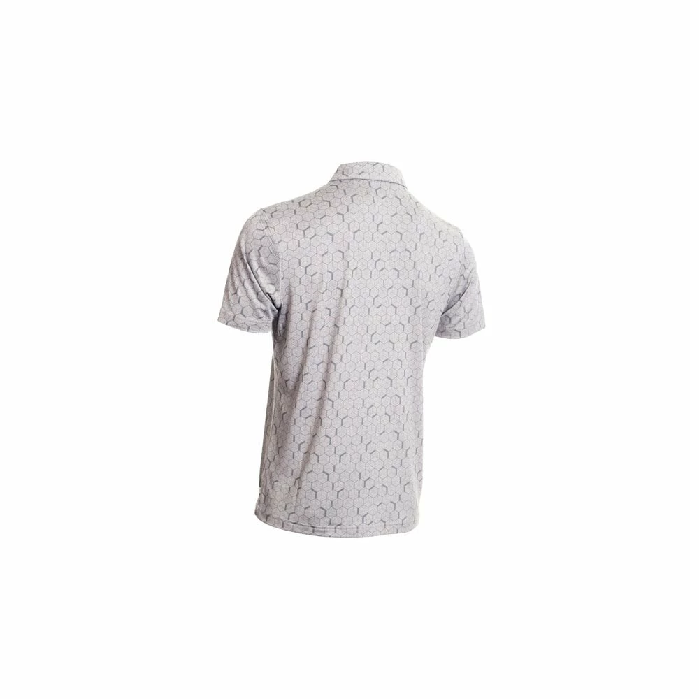 Calvin Klein ROCK FACE POLO - SILVER MARL 3 Calvin Klein ROCK FACE POLO - SILVER MARL