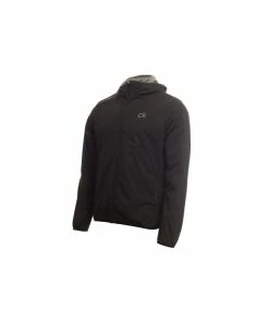 Calvin Klein ULTRON HOODED JACKET - BLACK