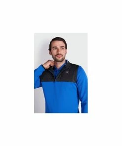 Calvin Klein VARDON HYBRID HALF ZIP - NAUTICAL 8 Calvin Klein VARDON HYBRID HALF ZIP - NAUTICAL -Clubs Shop calvin klein vardon hybrid half zip nautical p4532 8430 image