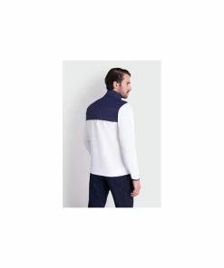 Calvin Klein VARDON HYBRID HALF ZIP - WHITE 9 Calvin Klein VARDON HYBRID HALF ZIP - WHITE -Clubs Shop calvin klein vardon hybrid half zip white p4534 8439 image
