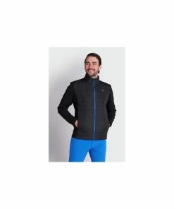 Calvin Klein VARDON HYBRID JACKET - Black/Nautical Blue -Clubs Shop calvin klein vardon hybrid jacket black nautical blue p5760 10632 image