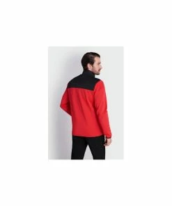Calvin Klein VARDON HYBRID JACKET - Power Red/Black -Clubs Shop calvin klein vardon hybrid jacket power red black p5762 10641 image