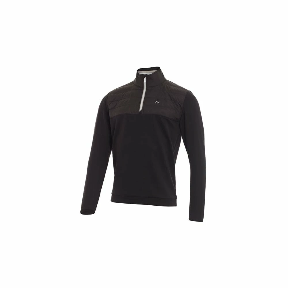 Calvin Klein VECTOR HALF ZIP - BLACK 3 Calvin Klein VECTOR HALF ZIP - BLACK