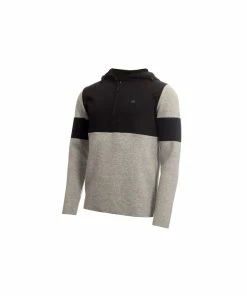 Calvin Klein YOSEMITE HOODED SWEATER - GREY MARL