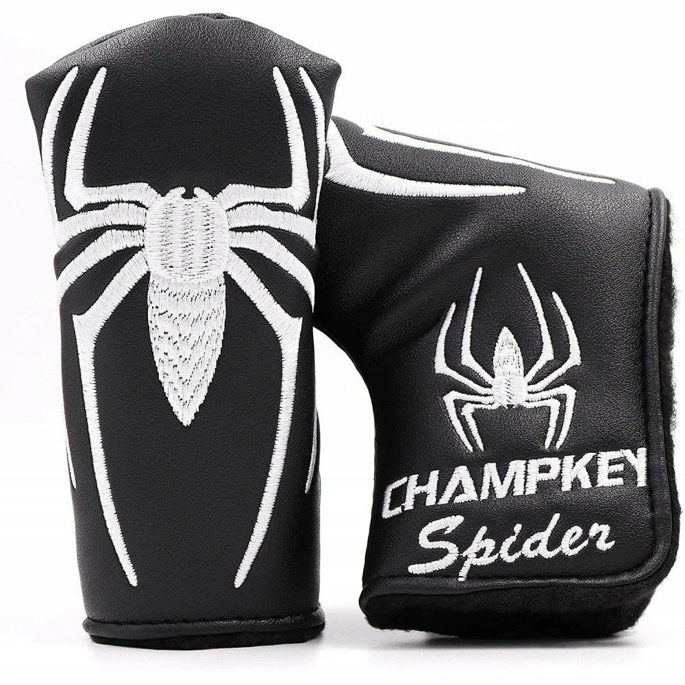 Champkey Black Spider Blade Putter Headcover 3 Champkey Black Spider Blade Putter Headcover