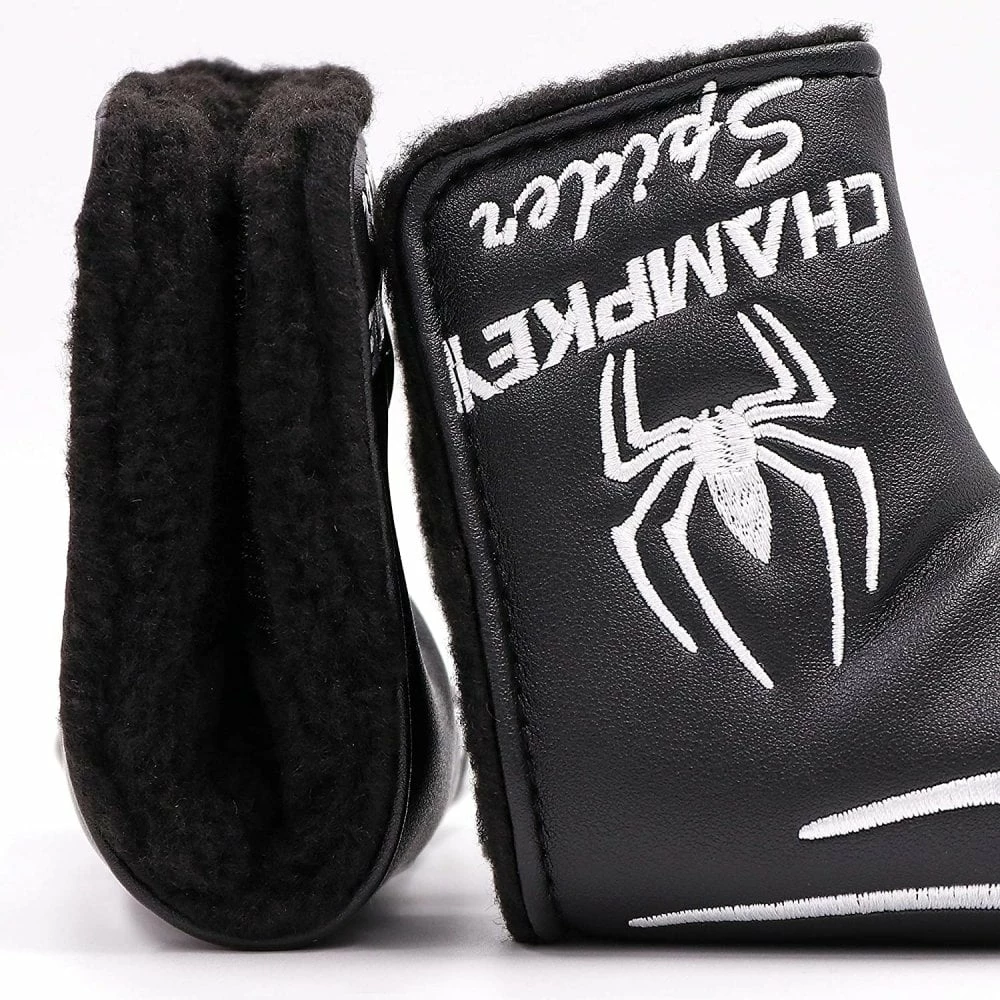 Champkey Black Spider Blade Putter Headcover 4 Champkey Black Spider Blade Putter Headcover - Image 2