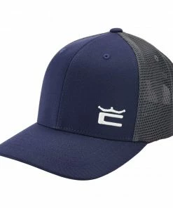 COBRA Crown Trucker Cap - Navy/White