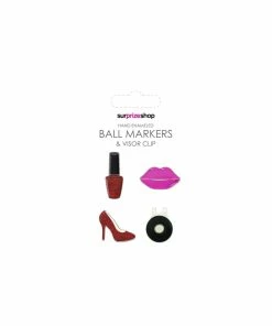 Daily Sports Daily Sport Girly Glam Ball Marker & Visor Clip Set