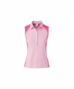 Daily Sports Daily Sport Zenia Sleeveless Polo Shirt - Lipstick