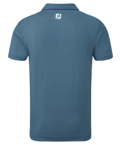 FootJoy 2022 Diamond Dot Print Lisle Polo - Ink/White -Clubs Shop footjoy 2022 diamond dot print lisle polo ink white p9048 19189 image