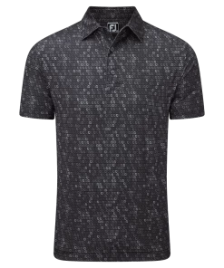 FootJoy 2022 Digital Camo Print Lisle Polo - Black -Clubs Shop footjoy 2022 digital camo print lisle polo black p9041 19148 image