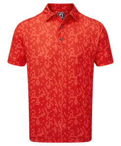 FootJoy 2022 Digital Camo Print Lisle Polo - Red -Clubs Shop footjoy 2022 digital camo print lisle polo red p9056 19234 image