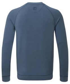 FootJoy 2022 French Terry Crew Sweater Heather Ink -Clubs Shop footjoy 2022 french terry crew sweater heather ink p9038 19134 image