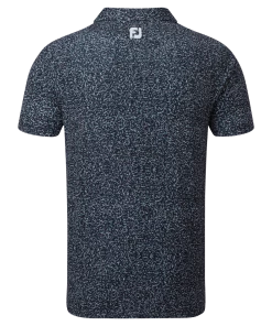 FootJoy 2022 Granite Print Lisle Polo - Navy -Clubs Shop footjoy 2022 granite print lisle polo navy p9070 19311 image