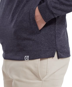 FootJoy 2022 Lightweight Hoodie - Heather Navy -Clubs Shop footjoy 2022 lightweight hoodie heather navy p9043 19160 image