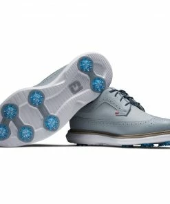 FootJoy 2022 Mens FJ Traditions Golf Shoes - Wing Tip Grey -Clubs Shop footjoy 2022 mens fj traditions golf shoes wing tip grey p7884 15805 image
