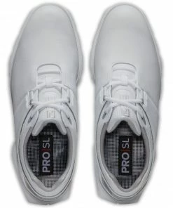 FootJoy 2022 Mens Pro SL Golf Shoes - White/Grey -Clubs Shop footjoy 2022 mens pro sl golf shoes white grey p7890 15833 image