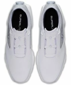FootJoy 2022 Mens Superlites XP BOA Golf Shoes - White/Silver -Clubs Shop footjoy 2022 mens superlites xp boa golf shoes white silver p7886 15814 image