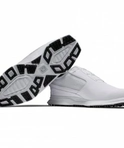 FootJoy 2022 Mens Superlites XP BOA Golf Shoes - White/Silver -Clubs Shop footjoy 2022 mens superlites xp boa golf shoes white silver p7886 15815 image