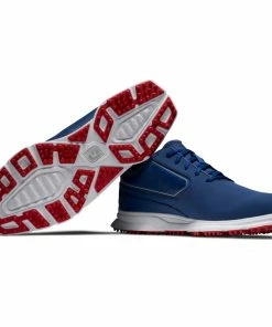 FootJoy 2022 Mens Superlites XP Golf Shoes - Navy/Red -Clubs Shop footjoy 2022 mens superlites xp golf shoes navy red p7885 15810 image