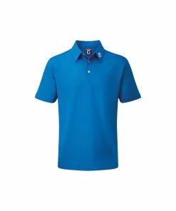 FootJoy 2022 Stretch Pique Solid Polo - Cobalt