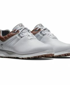 FootJoy 2022 Womens Pro SL Golf Shoes - White/Rose